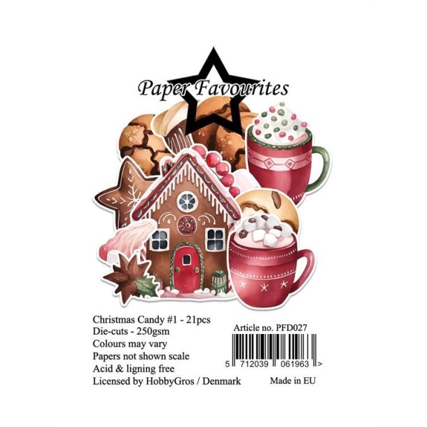 Paper Favourites Die-Cuts "Christmas Candy #1" PFD027