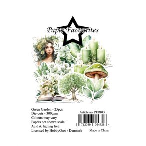 Paper Favourites Die-Cuts Green Garden PFD045