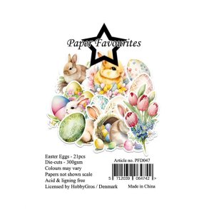 Paper Favourites Die-Cuts Easter Eggs PFD047