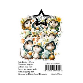 Paper Favourites Die-Cuts Cute Easter PFD048