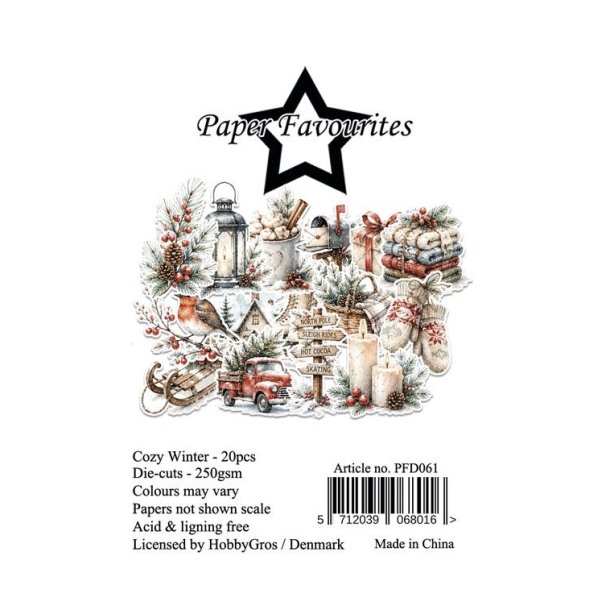 Paper Favourites Die-Cuts "Cozy Winter" PFD061