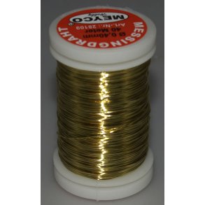 Metal tr�d guldfarvet 0,4mm X 40meter