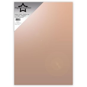 Mirror card Glossy Rose Platinum A4 5ark PFSS105