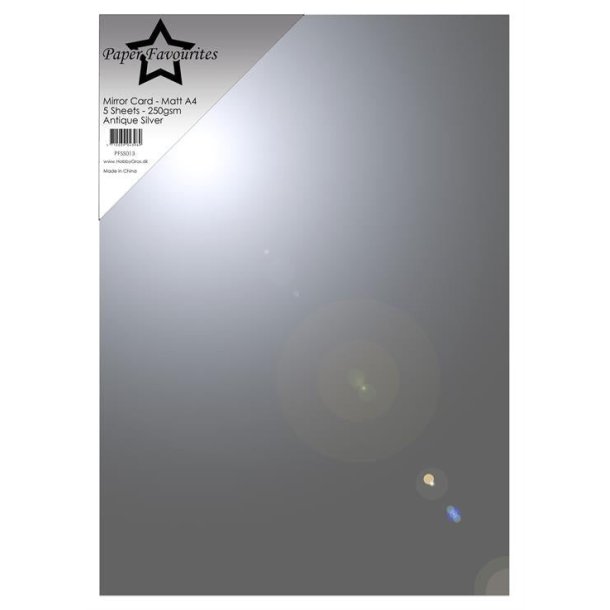 Mirror Card Glossy "Antique Silver" PFSS113