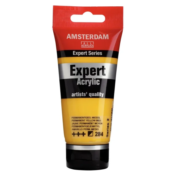 AMSTERDAM Expert Series acrylic tube 75 ml Permanent Yellow Medium 284