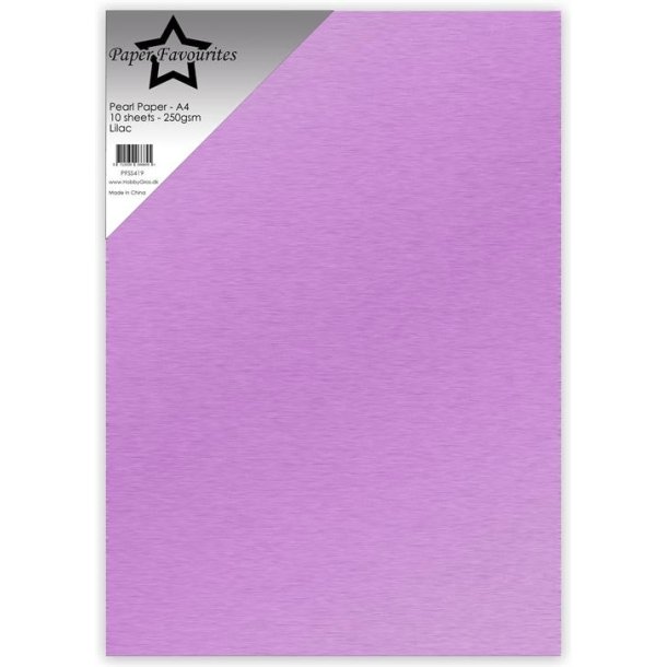 Pearl Paper A4 Lilac 10stk 250g 
