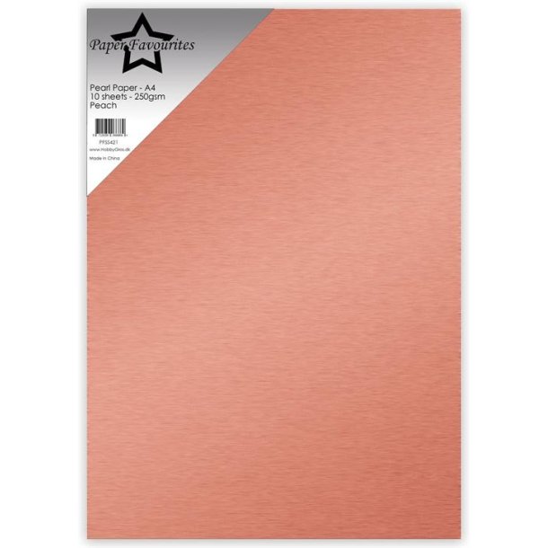 Pearl Paper A4 Peach 10stk 250g