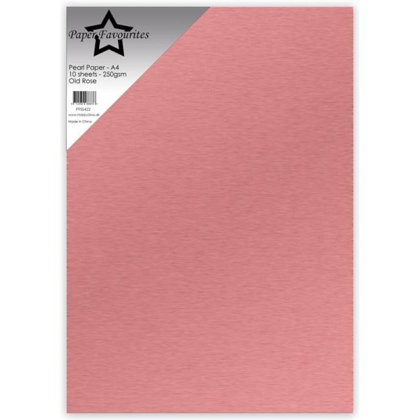 Pearl Paper A4 Old Rose 10stk 250g