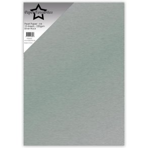 Pearl Paper A4 Silver Rock 10stk 250g 