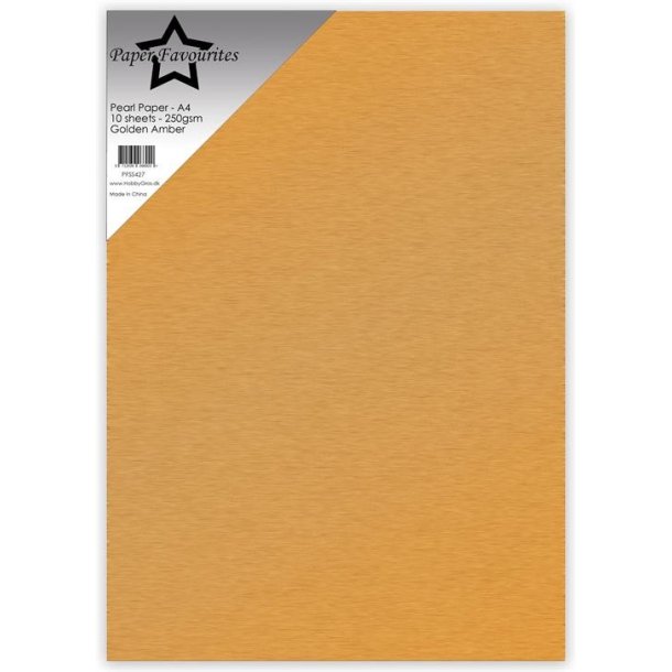 Pearl Paper A4 Golden Amber 10stk 250g 