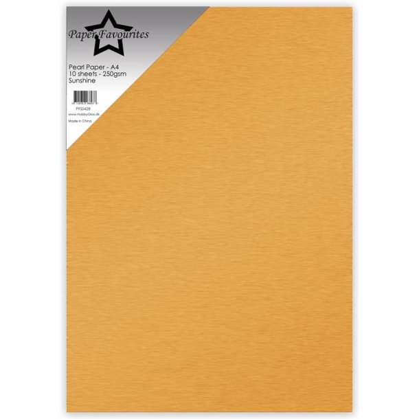 Pearl Paper A4 Sunshine 10stk 250g 