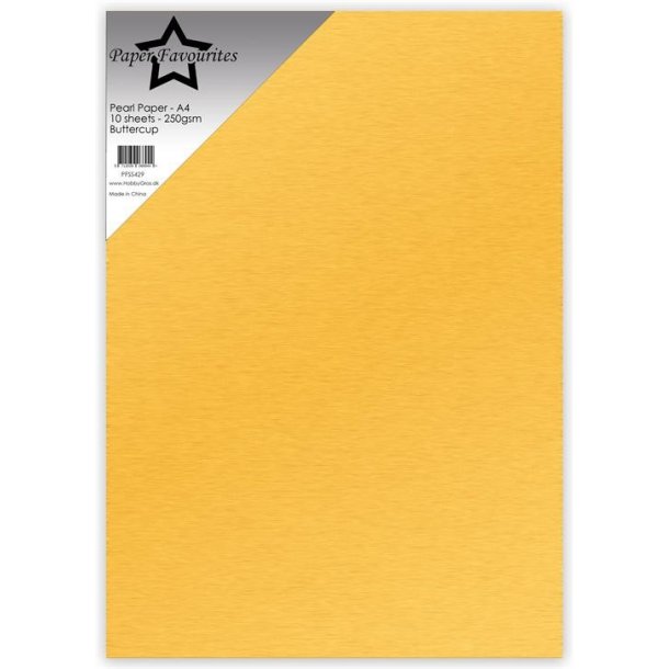 Pearl Paper A4 Buttercup 10stk 250g 
