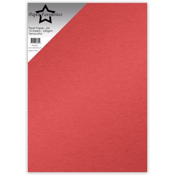 Pearl Paper A4 Terracotta 10stk 250g 