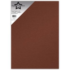 Pearl Paper A4 Rusty Brown 10stk 250g 