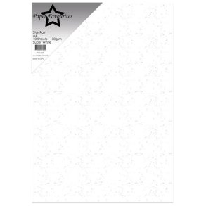 Papir A4 Super White Star Rain 10ark SS603