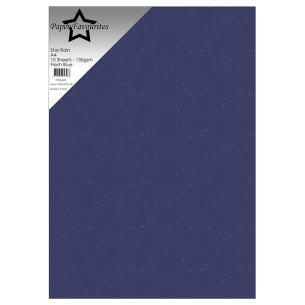 Papir A4 Fresh Blue Star Rain 10ark SS605