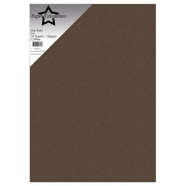 Papir A4 Coffee Star Rain 10ark SS607