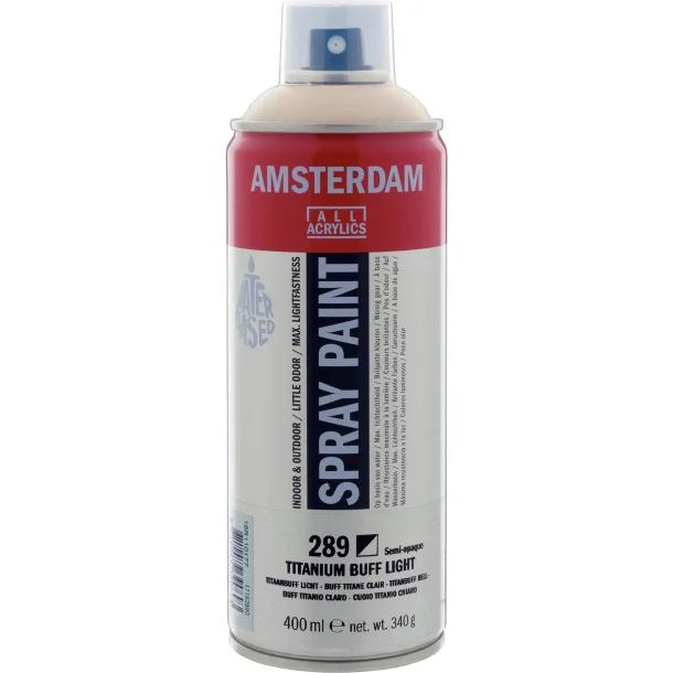 AMSTERDAM Spray paint 400 ml Titanium Buff Light 289