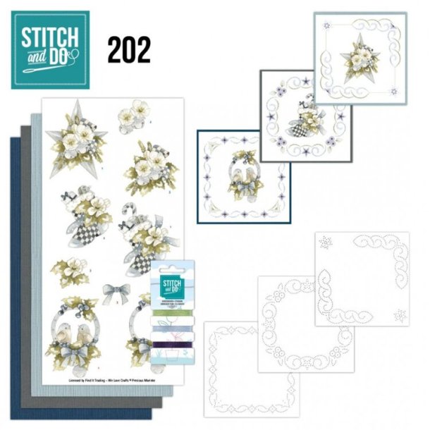 Stitch &amp; Do nr. 202 "Christmas Blues"