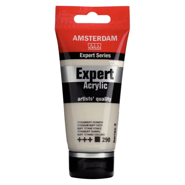 AMSTERDAM Expert Series acrylic tube 75 ml Titanium Buff Deep 290