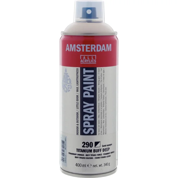 AMSTERDAM Spray paint 400 ml Titanium Buff Deep 290