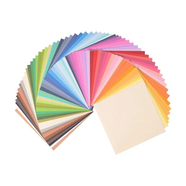 Flrence Cardstock paper smooth 15,2x15,2cm multipack 60ark