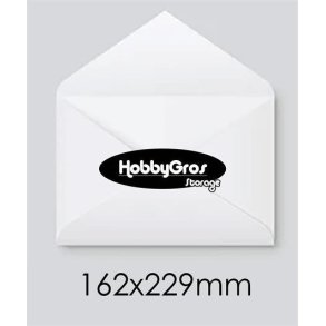 Kuverter hvide C5 20stk