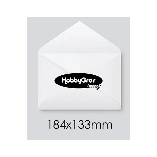 Kuverter hvide 5x7" 20stk