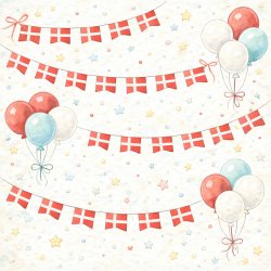 Papirblok D�t er Dansk 15 x 15 cm - Luna Hobby