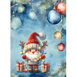 Papirblok A6 Gnomes - Luna hobby