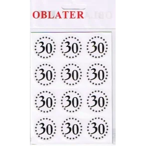 Oblater 30 med stjerner 24stk 