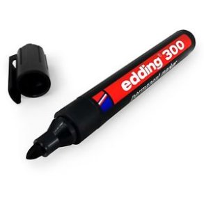 Edding 300 marker sort - sprittusch