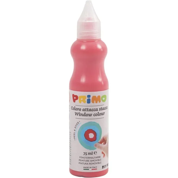 Vinduesmaling 75 ml, D: 3,2 cm, Rd - rosso vermiglio