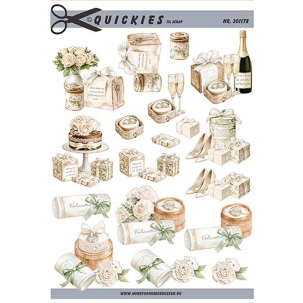 3D ark Sm� bryllupsmotiver Quickies