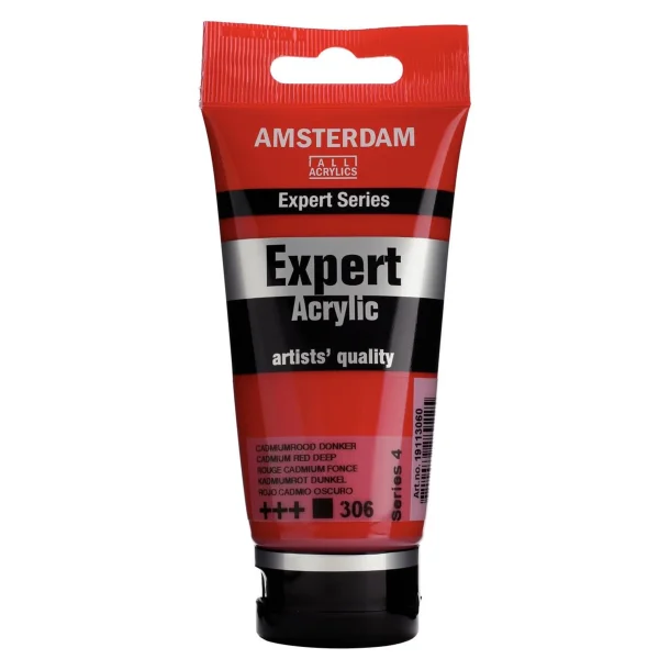 AMSTERDAM Expert Series acrylic tube 75 ml Cadmium Red Deep 306