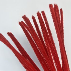 Chenille 6mmx30cm juler�d 25stk