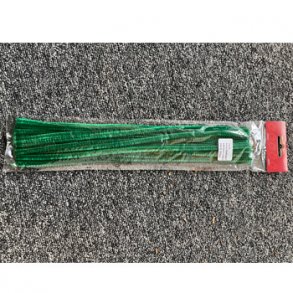 Chenille Gr�n 25 stk 