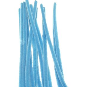 Chenille 9mm x 30cm bl� 50stk/ps