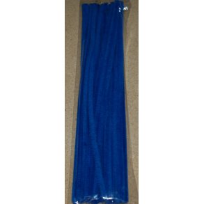 Chenille 9mm x 30cm bl� 15stk