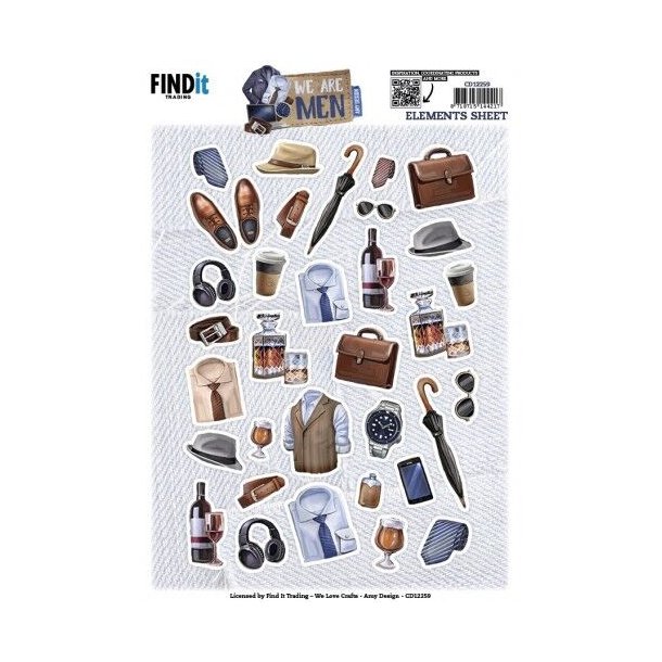 3D ark We are Men small elements CD12259 M47/B23