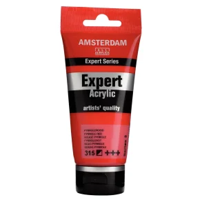 AMSTERDAM Expert Series acrylic tube 75 ml Pyrrole Red 315