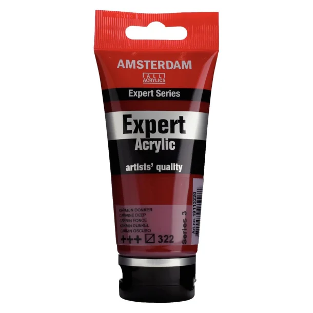 AMSTERDAM Expert Series acrylic tube 75 ml Carmine Deep 322