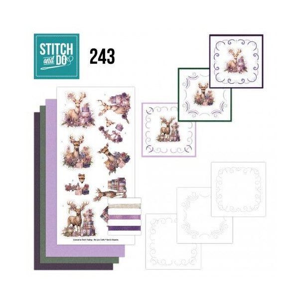 Stitch ann Do nr. 243 Pastel Purple Christmas