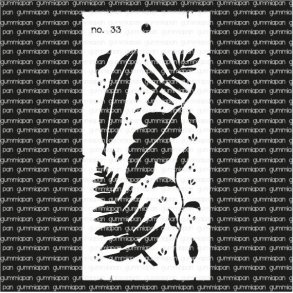 Stencil No. 33 gummiapan RESTORDRE