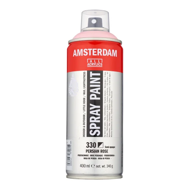 AMSTERDAM Spray paint 400 ml Persian Rose 330