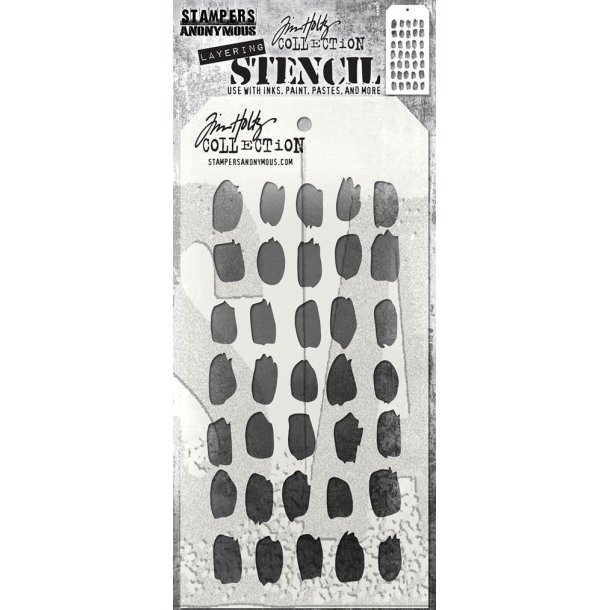 Stencil &#147;Brush Mark&#148; TH-S167 Tim Holtz