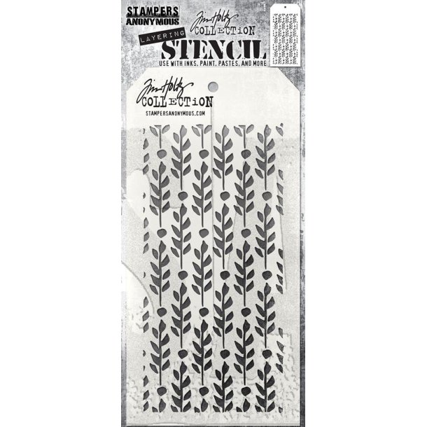 Tim Holtz Layered Stencils Berry Leaves S174