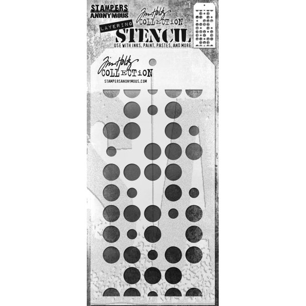 Tim Holtz Layered Stencil Spots S180