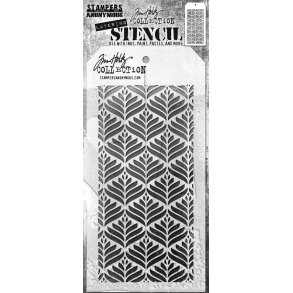 Tim Holtz Layered Stencil Deco Leaf S181 D8