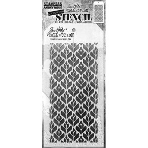 Tim Holtz Layered Stencil Deco Floral S182 D8